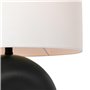 Qazqa lotti - Lampe de table - 1 lumière - Ø 30 cm - Noir - Design, Moderne - éclairage intérieur - Salon I Chambre I Cuisine I 