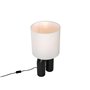 Qazqa lotti - Lampe de table - 1 lumière - Ø 30 cm - Noir - Design, Moderne - éclairage intérieur - Salon I Chambre I Cuisine I 
