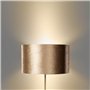 Qazqa kaso shade - Lampe de table avec Abat-Jour - 1 lumière - Ø 35 cm - Doré/Laiton - Classique/Antique, Moderne - éclairage in