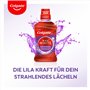 Colgate Max White Purple Reveal Lot de 4 flacons de rinçage buccal de 500 ml – Notre pouvoir violet pour des dents plus blanches