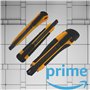Cutters à Lame Rétractable Sécable Couteau Outil Bricolage x 3 + 23 lames