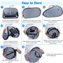 Nobleza Cage Portative pour Chien Chat de Voiture, Parc Pliable pour Chien, Clôture pour Animaux de compagnie en Tissu Oxford Im