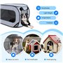 Nobleza Cage Portative pour Chien Chat de Voiture, Parc Pliable pour Chien, Clôture pour Animaux de compagnie en Tissu Oxford Im