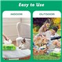 Nobleza Lingettes Nettoyantes pour Chien et Chat, Hypoallergénique, avec des Extraits d'aloe Vera et de Camomille, pour Pattes, 