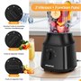 Aigostar Blender Mixeur, Bol Verre 1,5 L, avec 4 Lames en Revêtement en Titane, Puissance 600 W, 2 Vitesses + Fonction Pulse, po