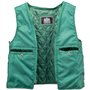 Urban Leather Veste de moto en cuir pour femme '58 LADIES', vert foncé, taille XL