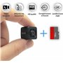 KUUS.® C1 Mini Camera Espion | Camera Surveillance Intérieure Discrète & Enregistreur Écoute à Distance avec Mémoire gigaoctets 