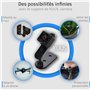 KUUS.® C1 Mini Camera Espion | Camera Surveillance Intérieure Discrète & Enregistreur Écoute à Distance avec Mémoire gigaoctets 