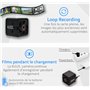 KUUS.® C1 Mini Camera Espion | Camera Surveillance Intérieure Discrète & Enregistreur Écoute à Distance avec Mémoire gigaoctets 