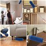 WISCHOX Premium Télescopique Plumeau | Microfibre Lavable | Tige télescopique Extra Longue 40-280 cm | Enlève-Toile d'araignée |