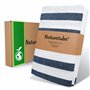 Naturstube® Lot de torchons [4 pièces] - Torchons très absorbants et durables