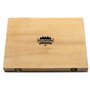 HOLZWURM Outils de Tournage du bois, dans une coffret en bois, ciseaux pour tour a bois