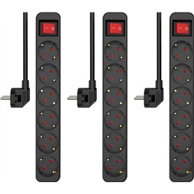 ELRO ES106 Lot de 3 multiprises