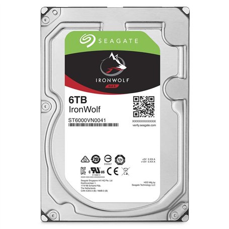 Seagate IronWolf ST6000VNA01 Disque Dur 3.5" 6000 Go Série ATA III