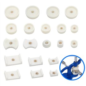MMOBIEL Lot de 20 Matrices de Fixation Professionnelles en Nylon pour horloger - s'adapte à Toutes Les Tailles de boîtier arrièr