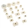 MMOBIEL Lot de 20 Matrices de Fixation Professionnelles en Nylon pour horloger - s'adapte à Toutes Les Tailles de boîtier arrièr