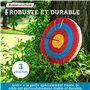 Bogenkönig - Cible tir à l'arc - Cible en Paille résistante aux intempéries pour Adultes & Enfants I Cible en Paille pour Arc et