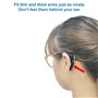 MMOBIEL 12 Paires de Crochets Universels en Silicone, Embouts de Branches Antidérapants et Support pour Lunettes de Vue, Lunette