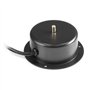 BeamZ - Pack Complet Boule à Facettes 30 cm, Moteur et Projecteur Spot LED 6 Watts - Boule Disco en Miroir Véritable, Idéale pou