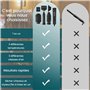 Saaf Brosse à cheveux 7 en 1 - 8 pièces Airstyler Set - Sèche-cheveux, brosse à friser, brosse à lisser - Multistyler Hairwrap -