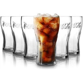 Coca Cola Lot de 6 verres à eau