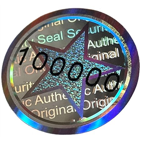 98 pcs - sceau hologramme 3D avec numéro de série