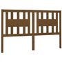 Tête de lit Marron miel 126x4x100 cm Bois massif de pin