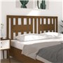 Tête de lit Marron miel 126x4x100 cm Bois massif de pin