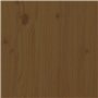 Tête de lit Marron miel 126x4x100 cm Bois massif de pin