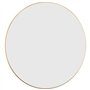 Revera Miroir mural doré Ø 60 cm Rond