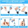 Fleau Brosse WC avec Support - Brosse WC en Silicone - Hygiène & Antibactérienne - Autoportante ou Suspendue - Distributeur Incl