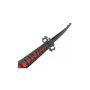 Katana Japonais en Bois Bankai Tensa Zangetsu de Ichigo Kurosaki dans Bleach réplique Cosplay Epée de samourai Anime Sabre en Bo