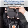 Protecteur de ceinture de sécurité pour siège enfant avec fermeture autoagrippante, Prévient le détachement durant la conduite, 