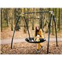 AXI Portique en Métal avec Balançoire Nid d'Oiseau Enfant | Balançoire Ronde pour Le Jardin