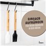 Lot de 2 pinceaux de cuisine en silicone avec manche en bambou - Résistant à la chaleur