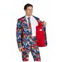 OppoSuits DC Comics Heroes Costume pour homme – Batman, Wonder Woman, Superman Party – Avec blazer, pantalon et cravate, Dc Hero