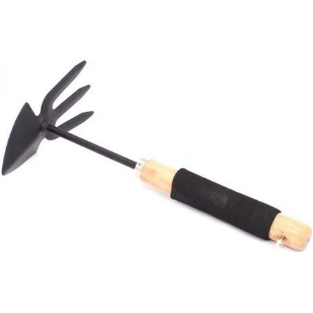 Synx Tools Mini houe avec Griffes Métal - Mini Outils de Jardin de houe - Détachant - Outils à Main - Potager Besoin