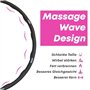 YUGN Hula Hoop Fitness 1,2 kg avec Mousse Douce – Set d’entraînement Complet avec Corde à Sauter, Bandes de résistance, Cerceau 
