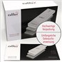 CULILUX® Pro Lot de pierres à aiguiser professionnelles XL Grain 400, 1000 et 6000 sur verre, double face, base de ponçage antid