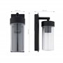 Ledvion Applique Murale Moderne d'Extérieur - Noir - IP44 - Raccord E27