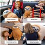 ODOXIA Peluche Lestée pour | Calmante ET Réconfortante | Paresseux | Animal Lesté Anti Anxiété | Sac de Transport Inclus | Lavab