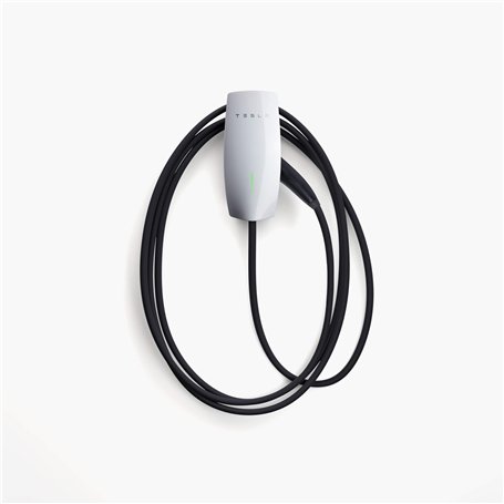 Tesla Wall Connector | Type 2 | Compatible avec Tous Les véhicules électriques | Monophasé et triphasé | Jusqu'à 22 KW | Câble d