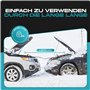 CarSweep® Câbles de démarrage + gants et lunettes de protection – 4 mètres – 750 A – Extra robuste – Voiture/bus/camion/bateau –