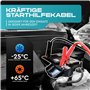 CarSweep® Câbles de démarrage + gants et lunettes de protection – 4 mètres – 750 A – Extra robuste – Voiture/bus/camion/bateau –