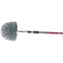 Synx Tools ragebol avec manche télescopique - Poussière - Plumeau - Roulette d'araignée avec manche télescopique 175 cm - Gris -