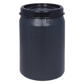 Jerrycanshop Baril de stockage en plastique de 40 litres avec couvercle à visser