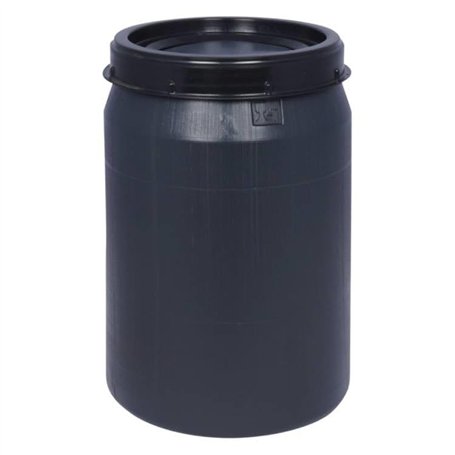 Jerrycanshop Baril de stockage en plastique de 40 litres avec couvercle à visser