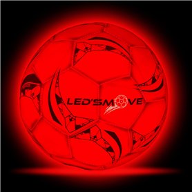 LedsMove Ballon Lumineux LED Taille 5 Ballon de Foot Personnalisé Street et Futsal Accessoire de Football Lumineux Ballon de Foo