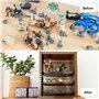 Vitrine Objets de Collection | Rangez Vos Figurines de Collection | Mallette de Rangement | Présentoir Figurine Miniature | Boit