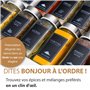 COMFORDER Set de 336 Etiquettes Autocollantes pour Épices : 168 Rectangulaires + 168 Rondes, 24 Étiquettes Vierges de Chaque For